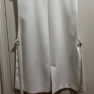 NWT Zara Elegant White Sleeveless Vest